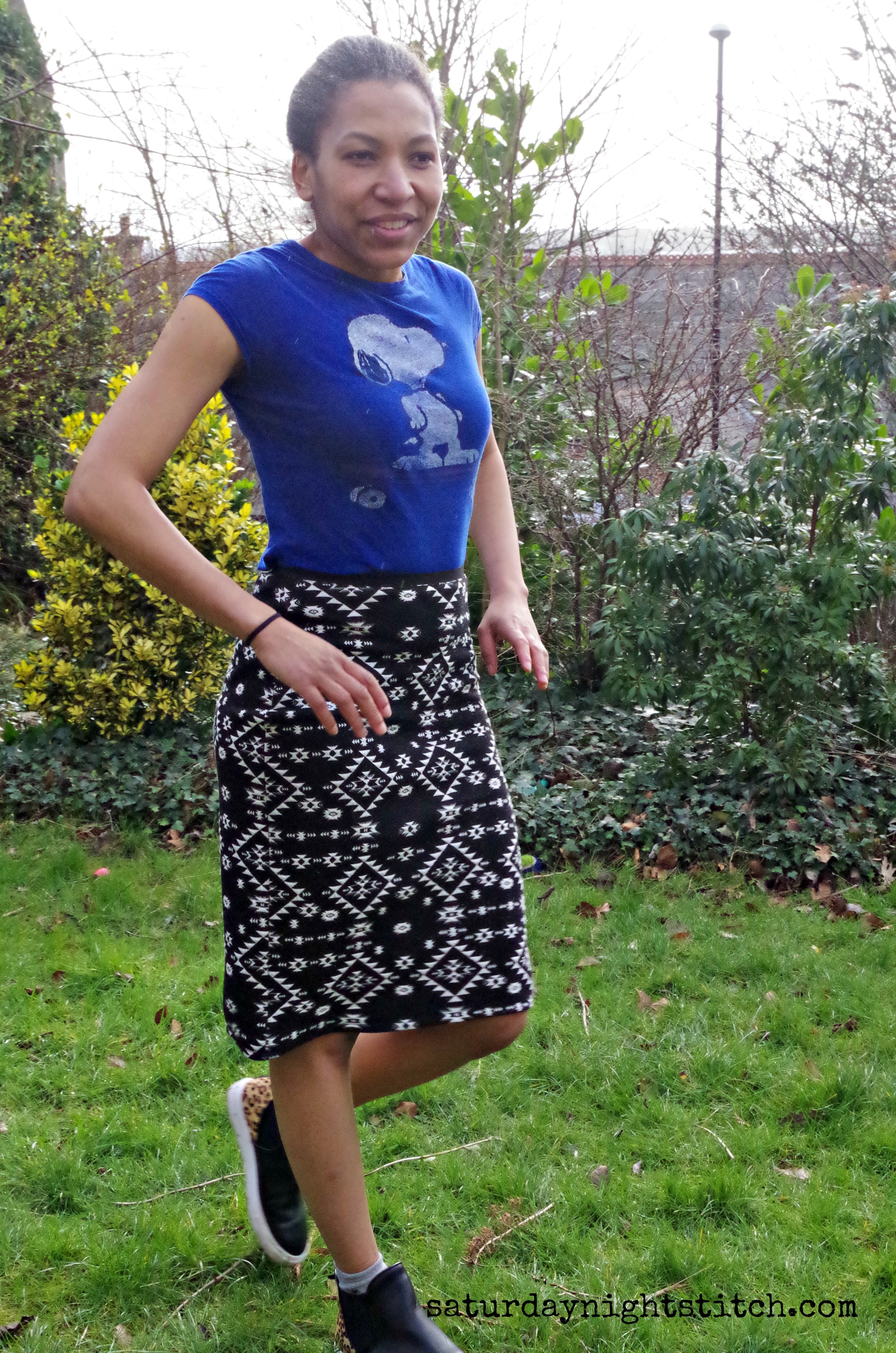 Self Drafted Pencil Skirt 2