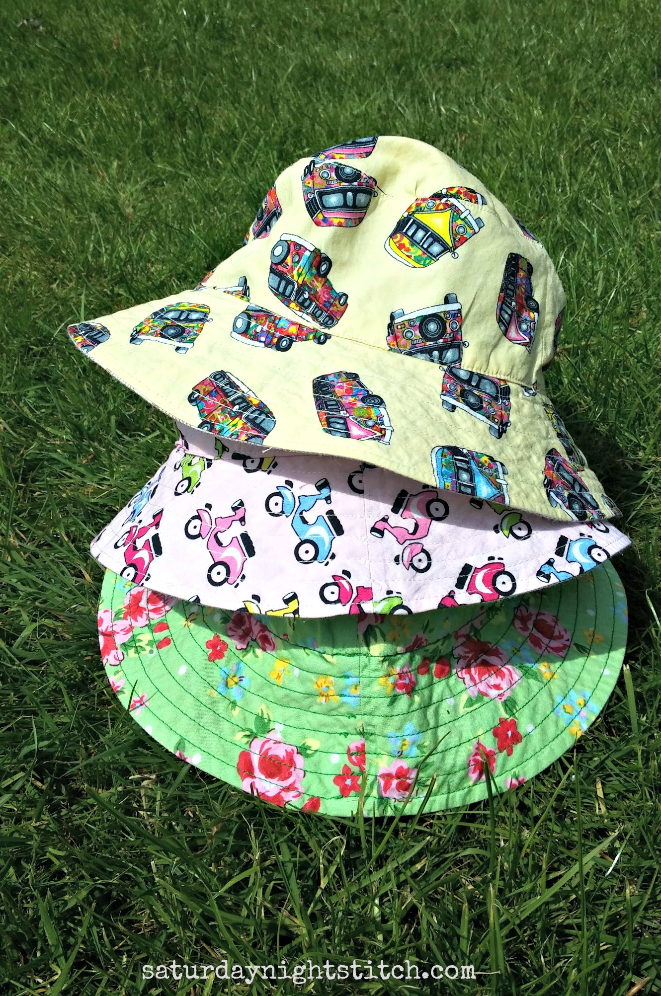 Oliver and S Bucket hats plus more Spring watching - saturday night stitch