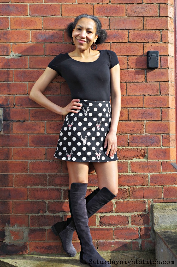 Bluprint Sewing Class Review - The Skirt Sloper. - Love the look of this mod mini skirt